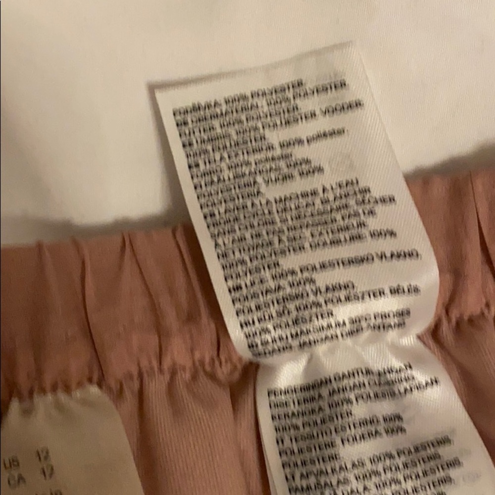 H&M Dusty Pink, Pleated Gauze Skirt, GUC - Picture 5 of 5